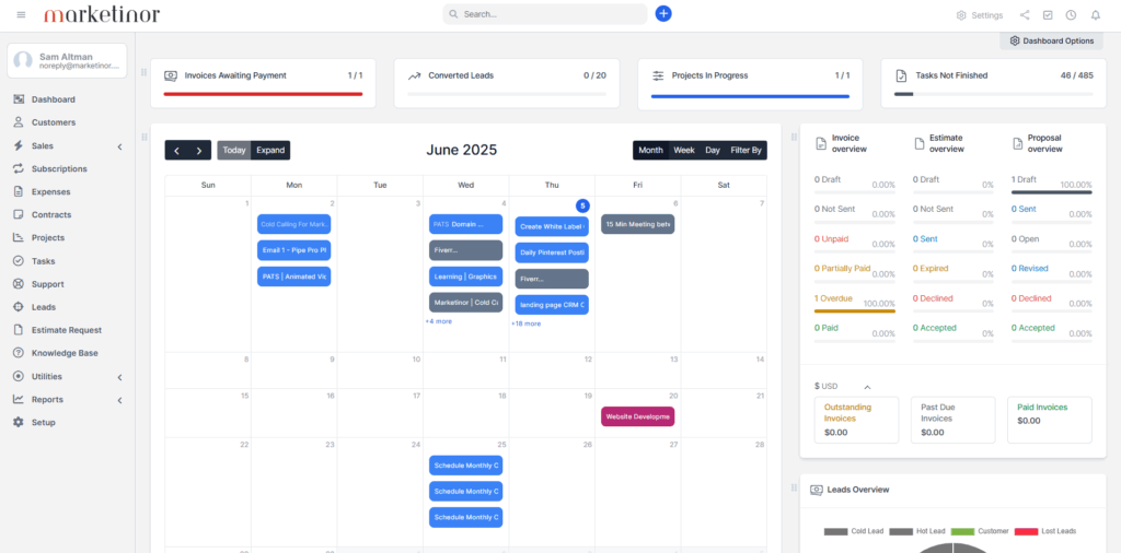 Marketinor CRM